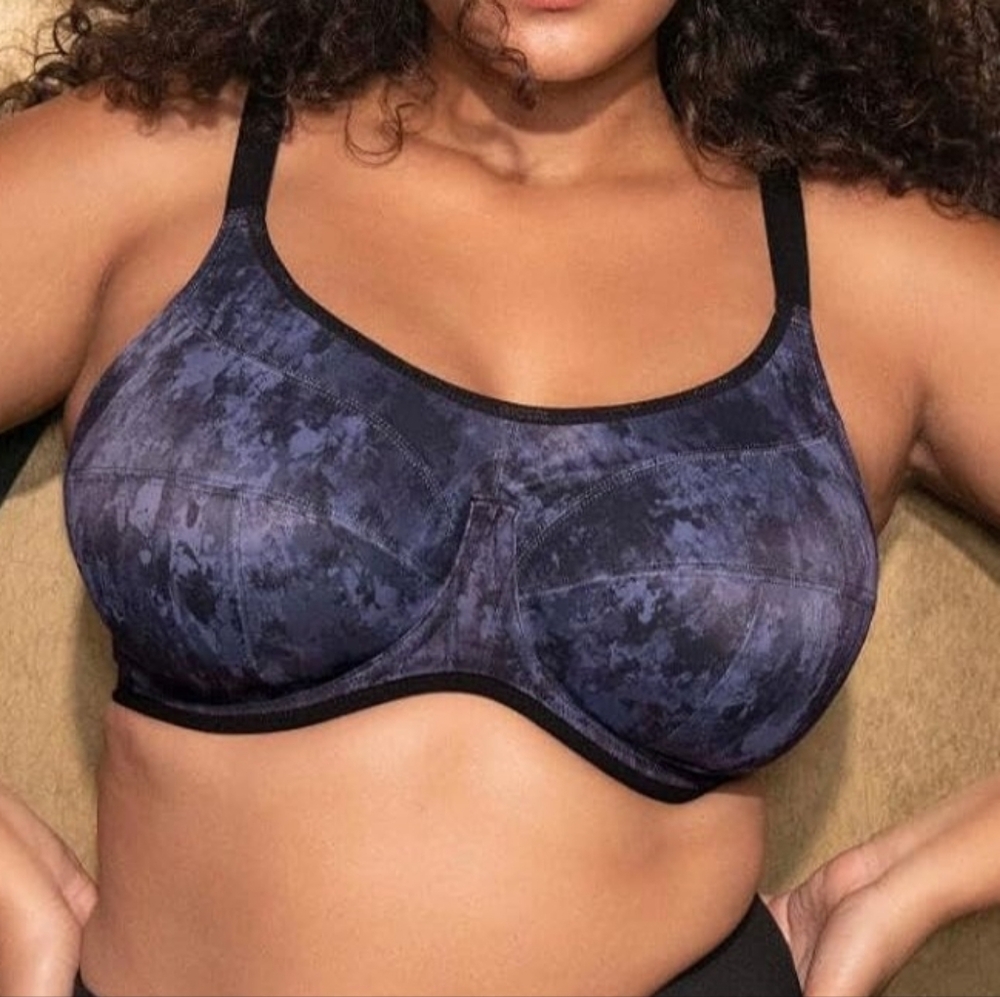 🦋ELOMI ENERGISE UNDERWIRE SPORT BRA SIZE 46D